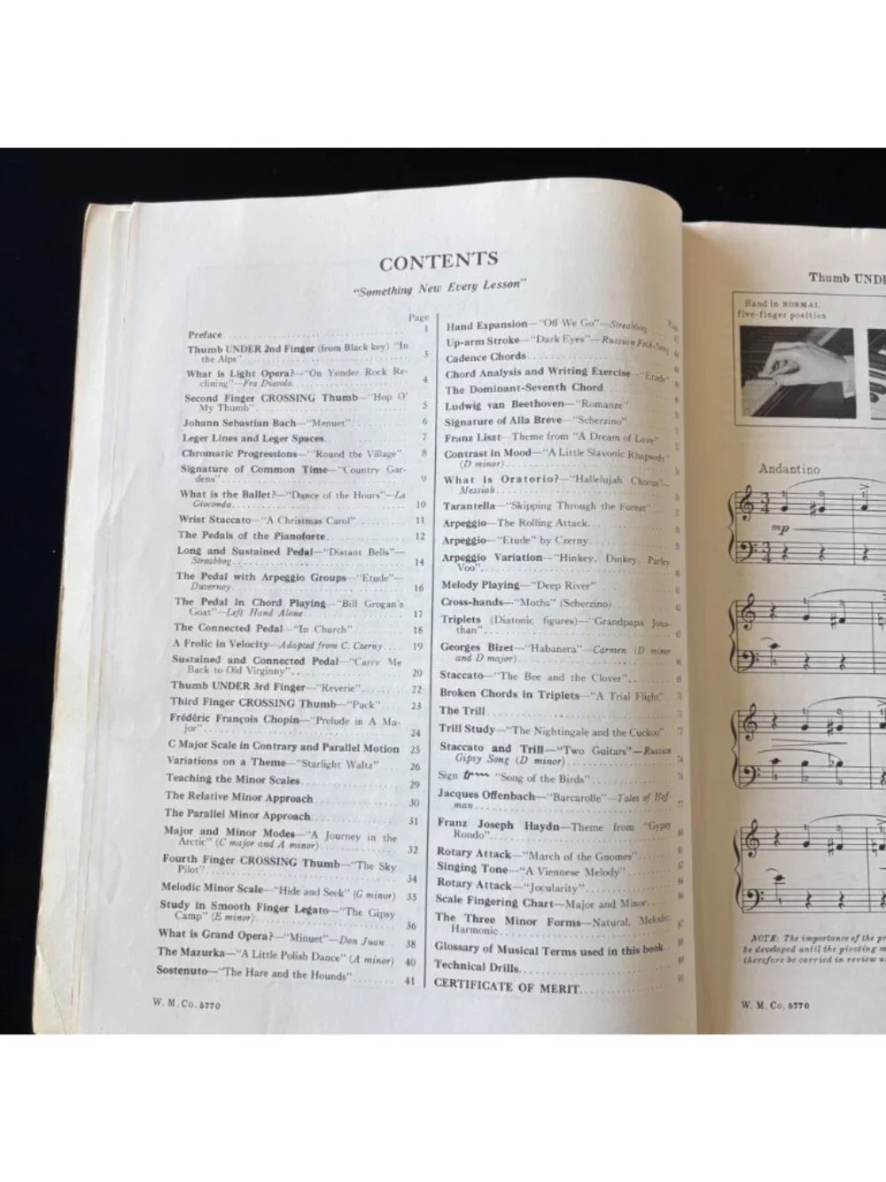 Vintage John Thompson's Modern Course Piano Second Grade Book Willis Music Co